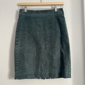 J.Crew Textured Green Skirt